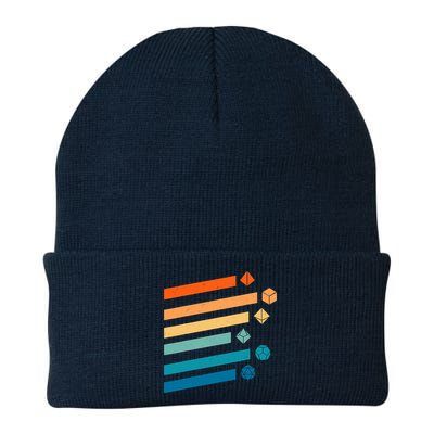 Retro Dungeons Dice D20 Dragons Fantasy Gaming Beanie
