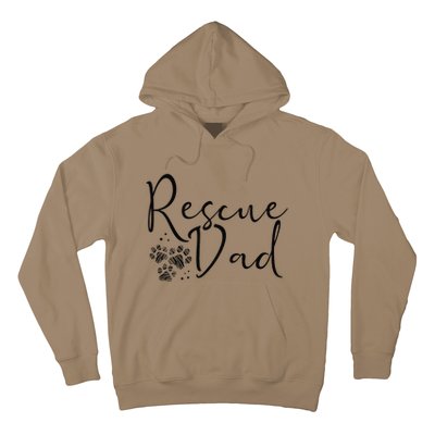 Rescue Dad Dog Cat Animal Rescuing Fathers Day Hoodie