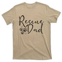 Rescue Dad Dog Cat Animal Rescuing Fathers Day T-Shirt