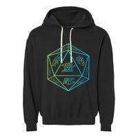 RPG Dragon Dice Polyhedral  RPG  Garment-Dyed Fleece Hoodie