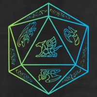 RPG Dragon Dice Polyhedral  RPG  Garment-Dyed Fleece Hoodie