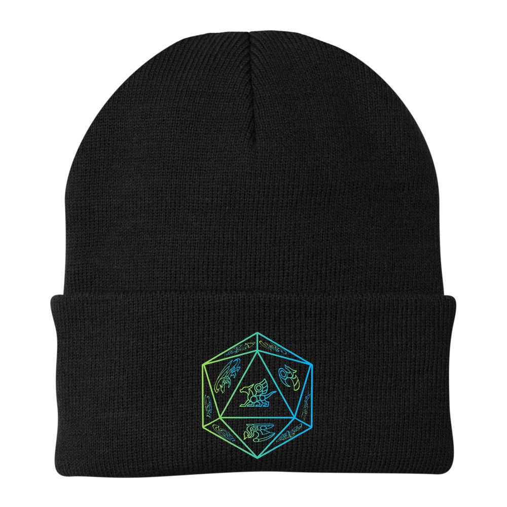 RPG Dragon Dice Polyhedral  RPG  Beanie