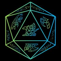 RPG Dragon Dice Polyhedral  RPG  Cooling Performance Long Sleeve Crew