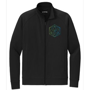 RPG Dragon Dice Polyhedral  RPG  Stretch Full-Zip Cadet Jacket