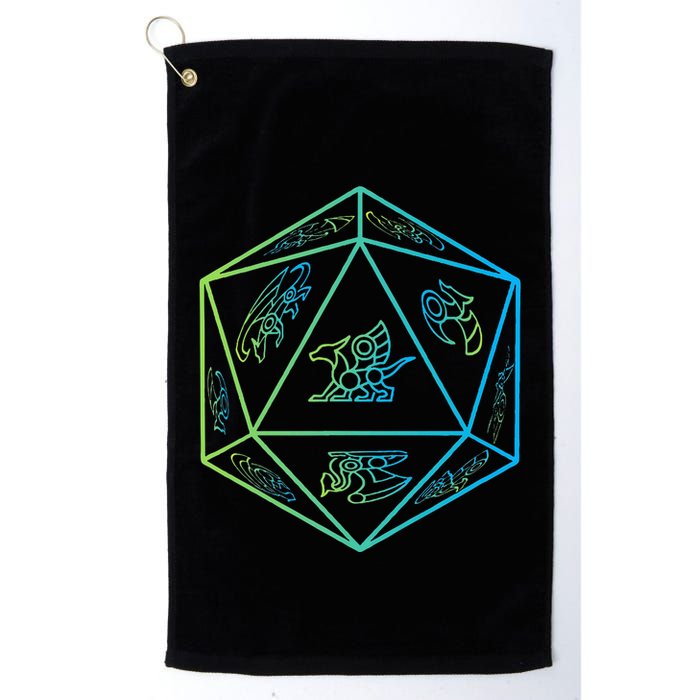 RPG Dragon Dice Polyhedral  RPG  Golf Towel