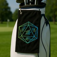 RPG Dragon Dice Polyhedral  RPG  Golf Towel