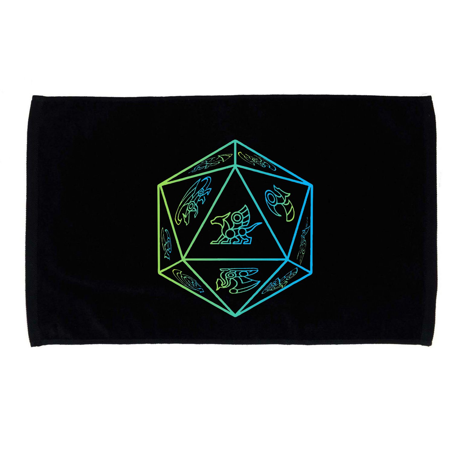 RPG Dragon Dice Polyhedral  RPG  Microfiber Hand Towel