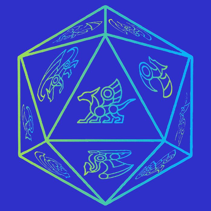 RPG Dragon Dice Polyhedral  RPG  Tumbler