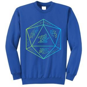 RPG Dragon Dice Polyhedral  RPG  Tall Sweatshirt