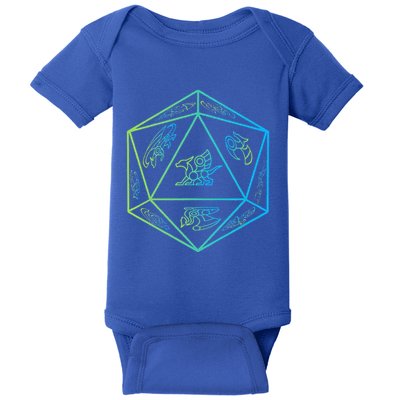 RPG Dragon Dice Polyhedral  RPG  Baby Bodysuit