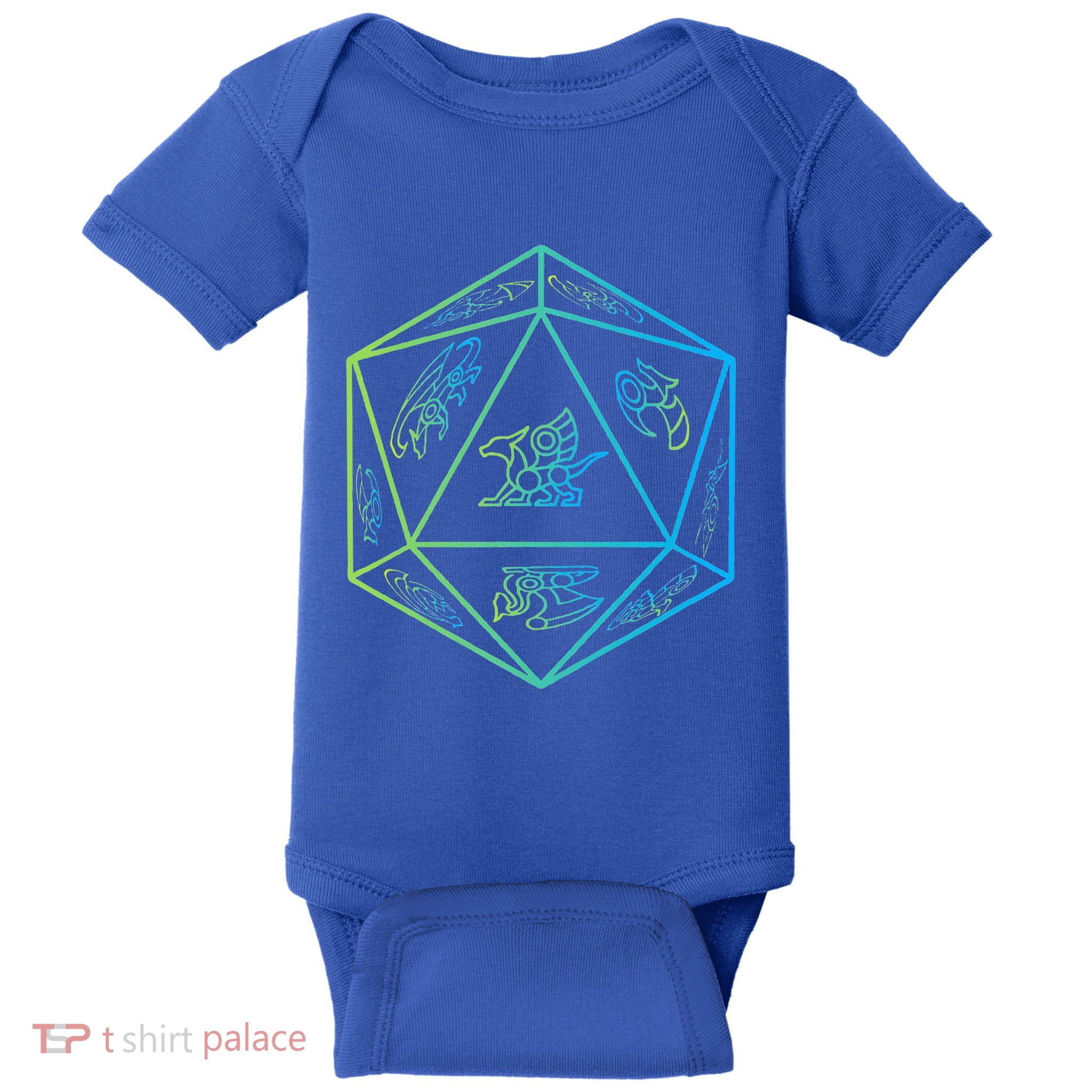 RPG Dragon Dice Polyhedral  RPG  Baby Bodysuit