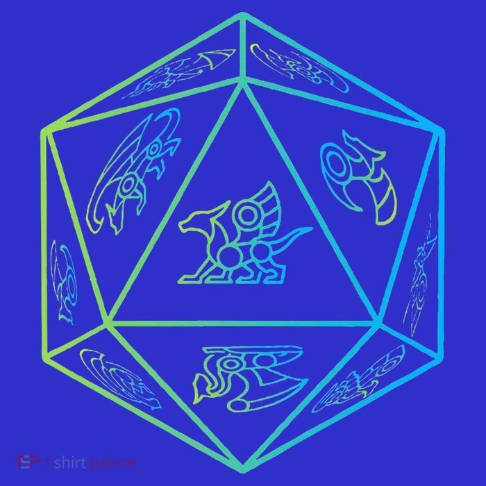 RPG Dragon Dice Polyhedral  RPG  Tank Top