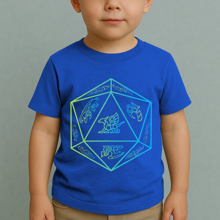 RPG Dragon Dice Polyhedral  RPG  Toddler T-Shirt