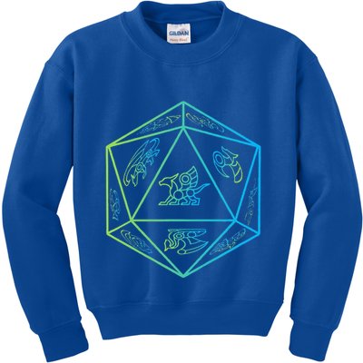 RPG Dragon Dice Polyhedral  RPG  Kids Sweatshirt