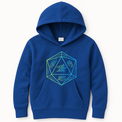 RPG Dragon Dice Polyhedral  RPG  Kids Hoodie