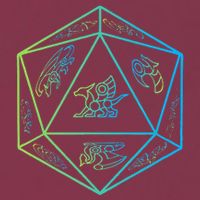 RPG Dragon Dice Polyhedral  RPG  16oz Travel Tumbler