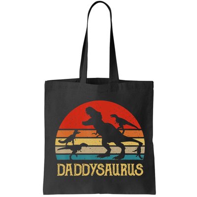 Retro Daddy Dinosaur Daddysaurus Fathers Day Bag