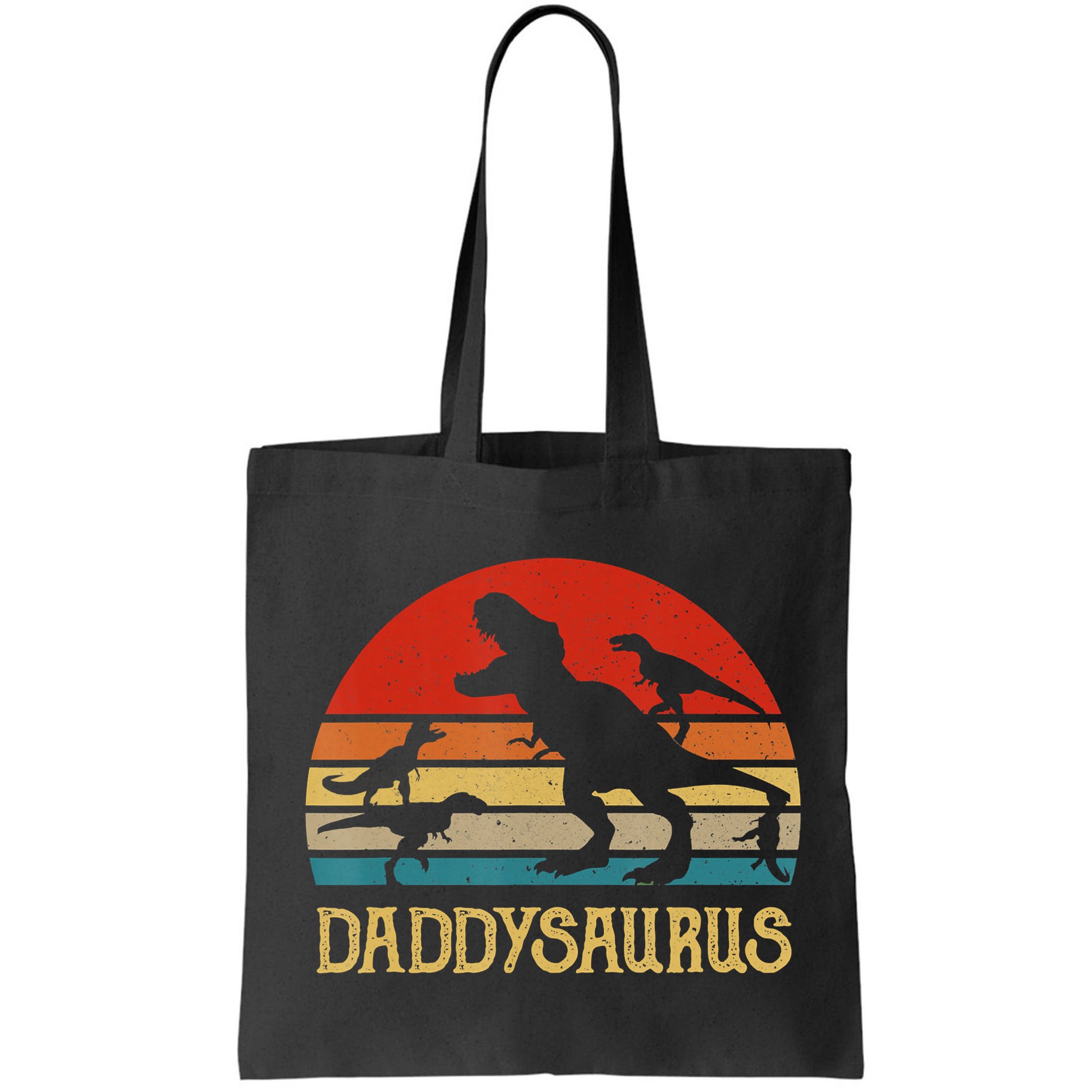Retro Daddy Dinosaur Daddysaurus Fathers Day Bag