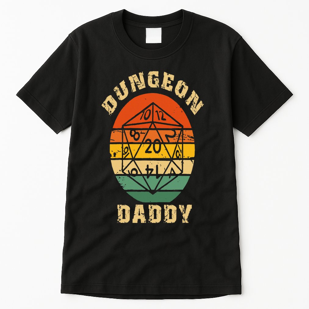 Retro Dungeon Daddy Fathers Day Tall T-Shirt