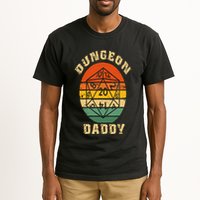 Retro Dungeon Daddy Fathers Day Tall T-Shirt