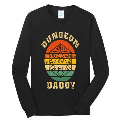 Retro Dungeon Daddy Fathers Day Tall Long Sleeve T-Shirt
