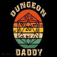Retro Dungeon Daddy Fathers Day Poster