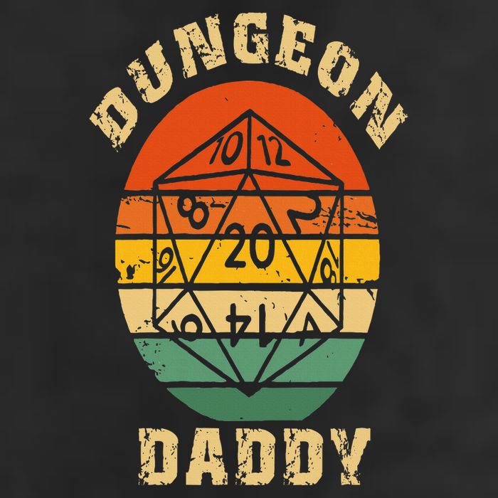 Retro Dungeon Daddy Fathers Day 25L Jumbo Tote