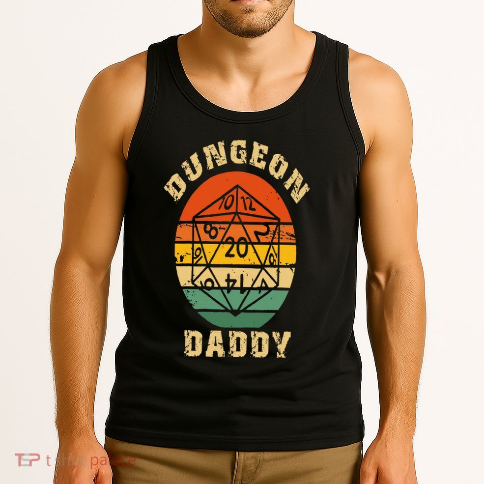 Retro Dungeon Daddy Fathers Day Tank Top