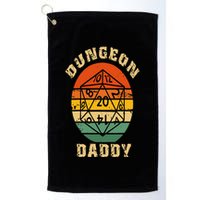 Retro Dungeon Daddy Fathers Day Golf Towel