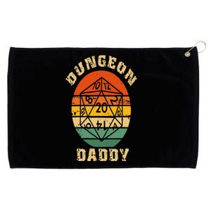 Retro Dungeon Daddy Fathers Day Grommeted Golf Towel