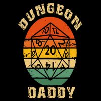 Retro Dungeon Daddy Fathers Day Crop Top