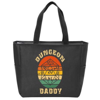 Retro Dungeon Daddy Fathers Day Zip Tote Bag