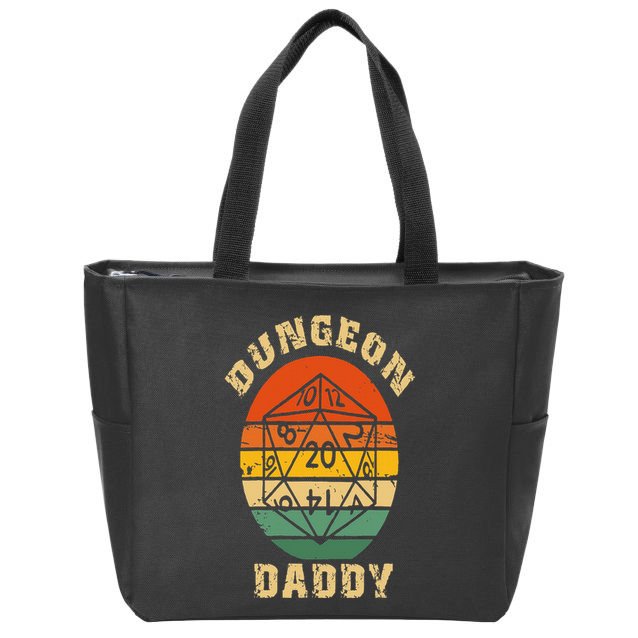 Retro Dungeon Daddy Fathers Day Zip Tote Bag