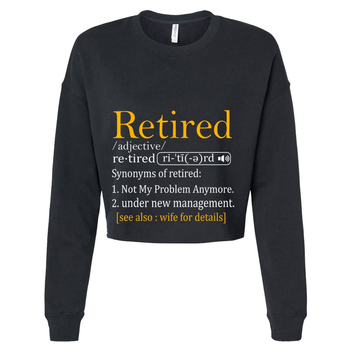 Retired Definition Dad Funny Retirement Party Kids Hoodie