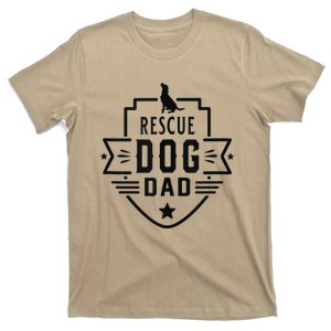 Rescue Dog Dad cool Father's Day T-Shirt