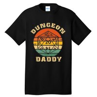 Retro Dungeon Daddy For Father Fathers Day Gift Tall T-Shirt