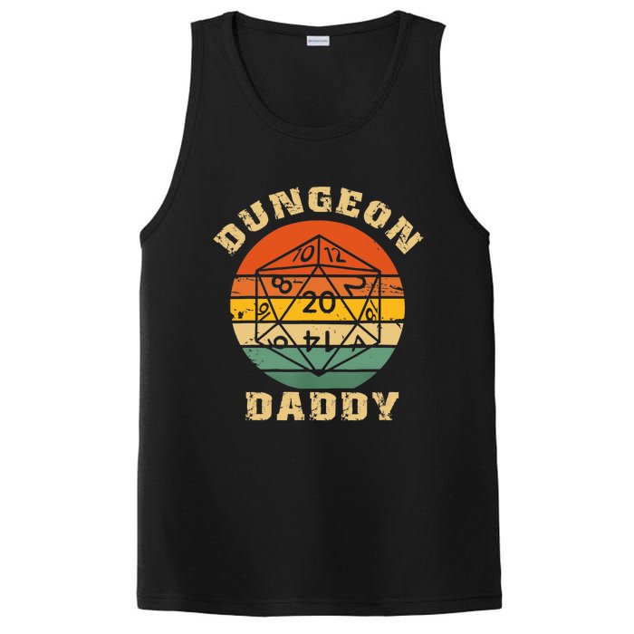 Retro Dungeon Daddy For Father Fathers Day Gift PosiCharge Competitor Tank