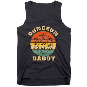 Retro Dungeon Daddy For Father Fathers Day Gift Tank Top