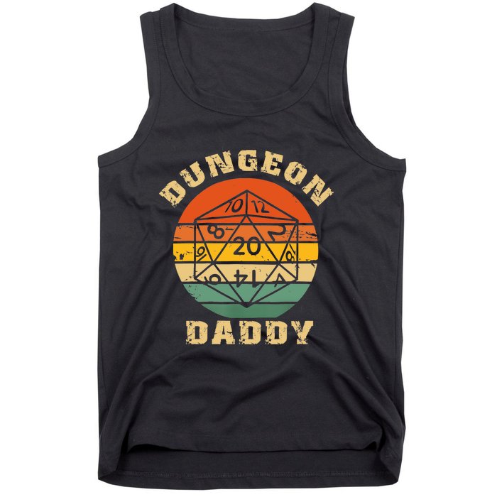 Retro Dungeon Daddy For Father Fathers Day Gift Tank Top