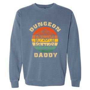 Retro Dungeon Daddy For Father Fathers Day Gift Garment-Dyed Sweatshirt