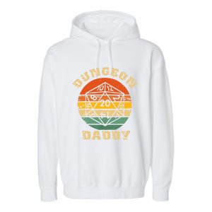 Retro Dungeon Daddy For Father Fathers Day Gift Garment-Dyed Fleece Hoodie