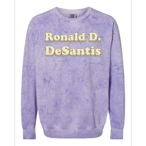 Ronald D. Desantis (Ron Desantis) Colorblast Crewneck Sweatshirt