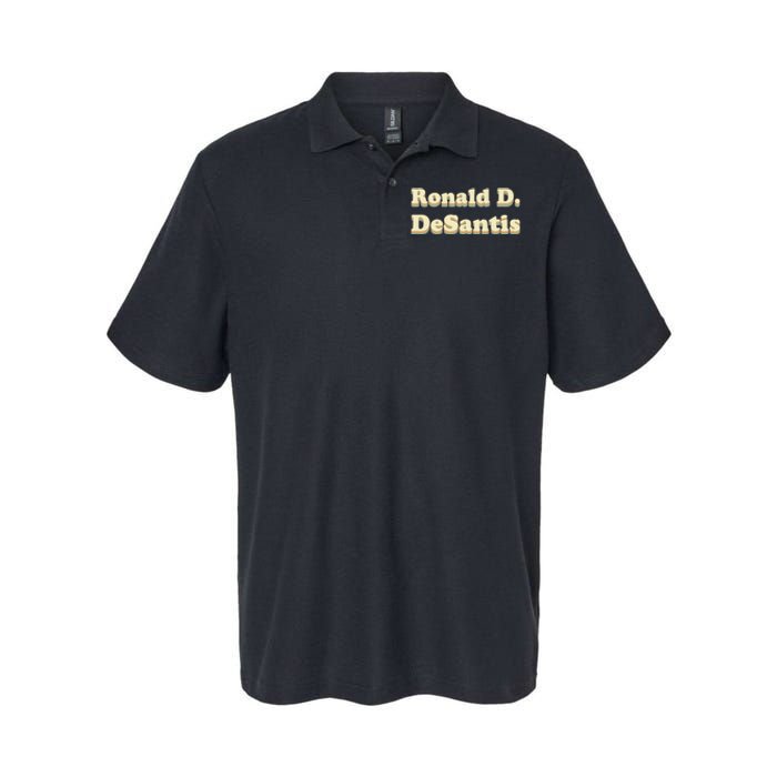 Ronald D. Desantis (Ron Desantis) Softstyle Adult Sport Polo