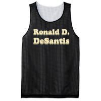 Ronald D. Desantis (Ron Desantis) Mesh Reversible Basketball Jersey Tank