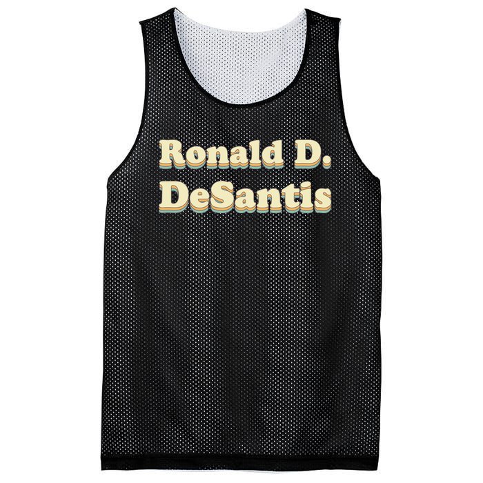 Ronald D. Desantis (Ron Desantis) Mesh Reversible Basketball Jersey Tank