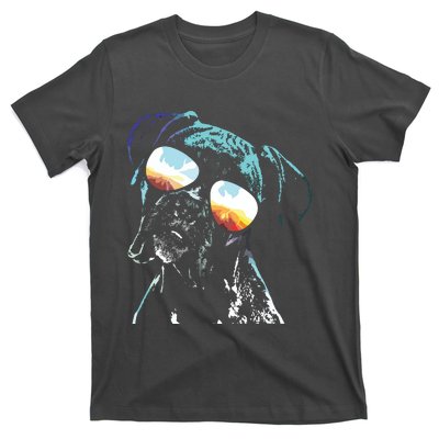 Retro Disco Dog Boxer Dog T-Shirt