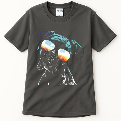 Retro Disco Dog Boxer Dog Tall T-Shirt