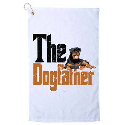 Rottweiler Dog Dad Dogfather Dogs Daddy Father Rottie Golf Towel