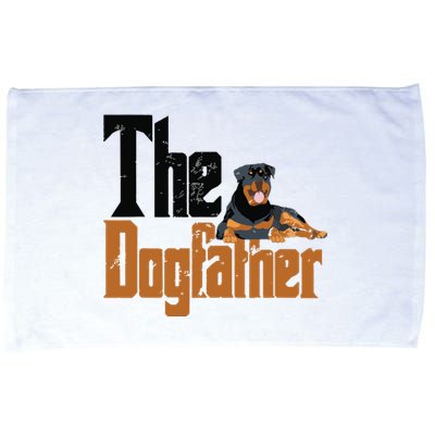 Rottweiler Dog Dad Dogfather Dogs Daddy Father Rottie Microfiber Hand Towel