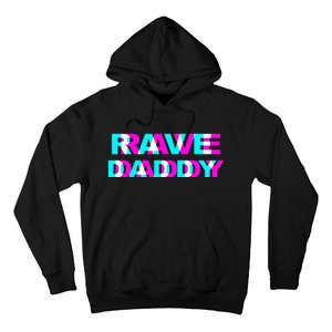 Rave Daddy EDM Music Festival Father Optical Illusion Trippy Hoodie